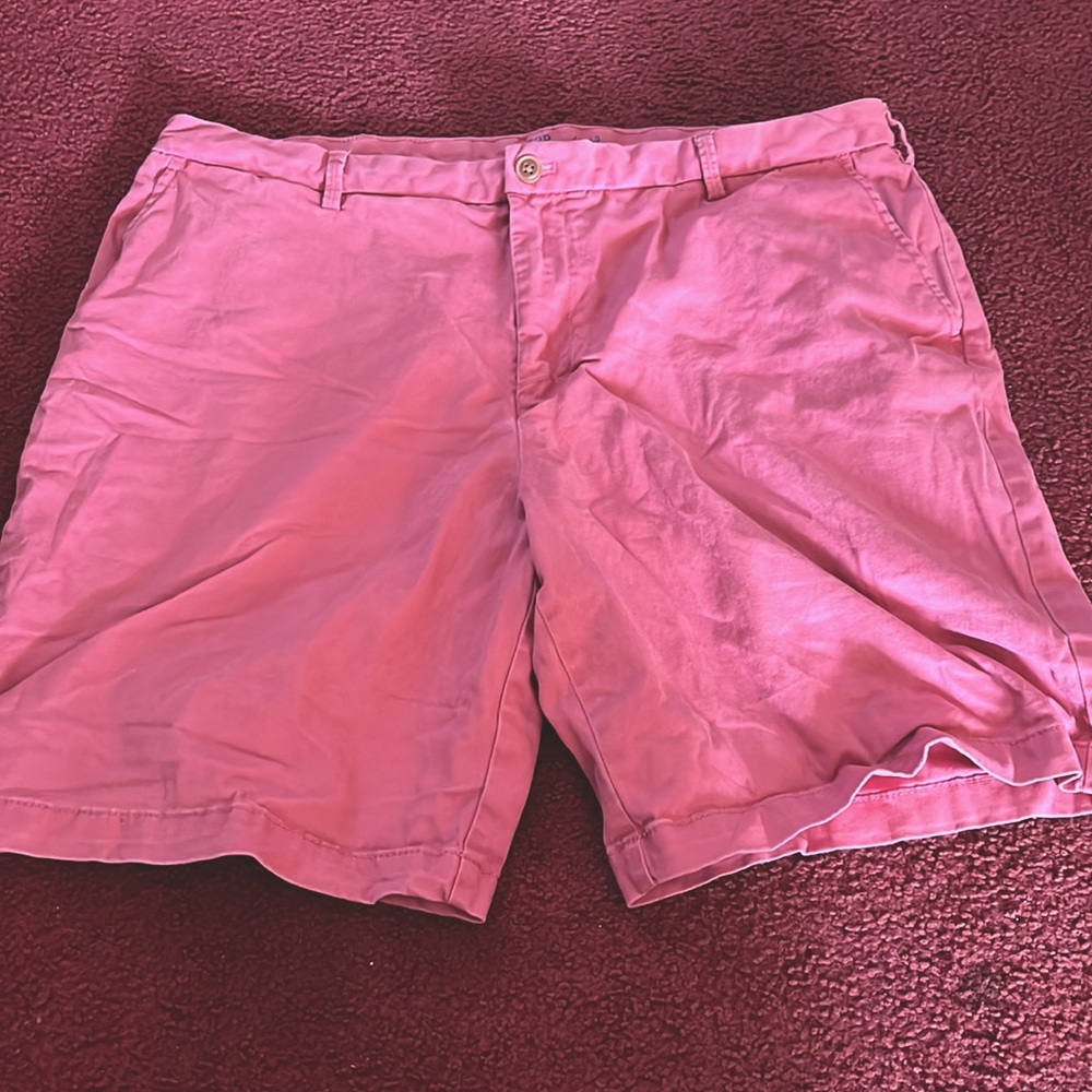 Washed pink shorts